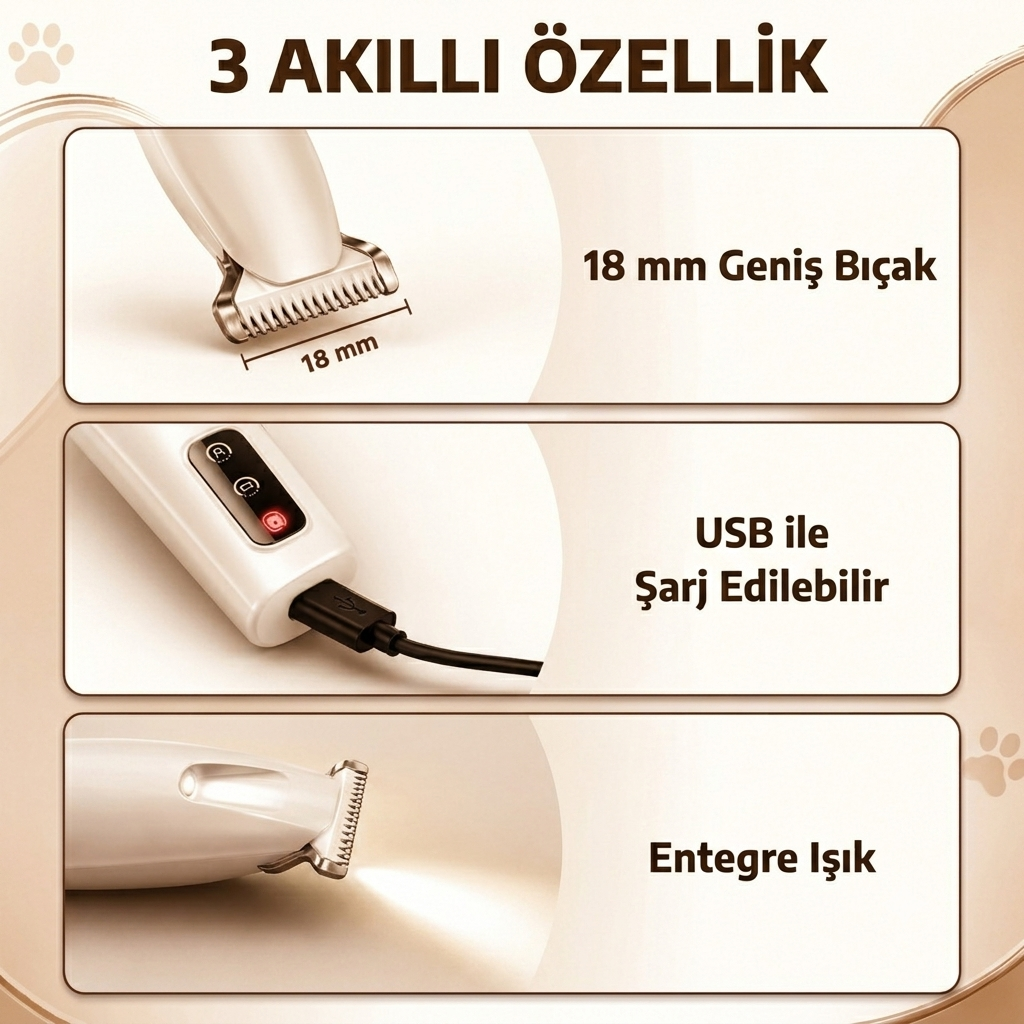 Evcil Hayvan Tıraş Makinesi